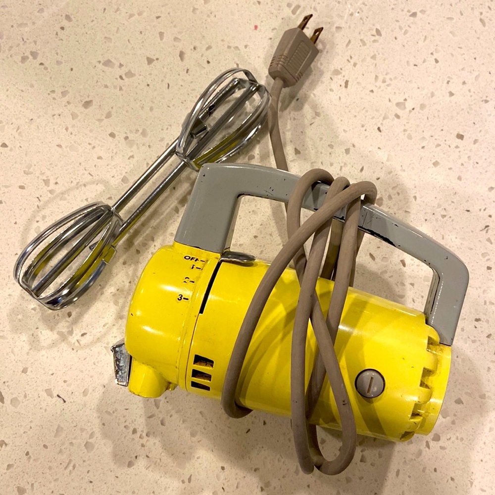 Vintage 1955 West Bend Hand Held Electric Mixer